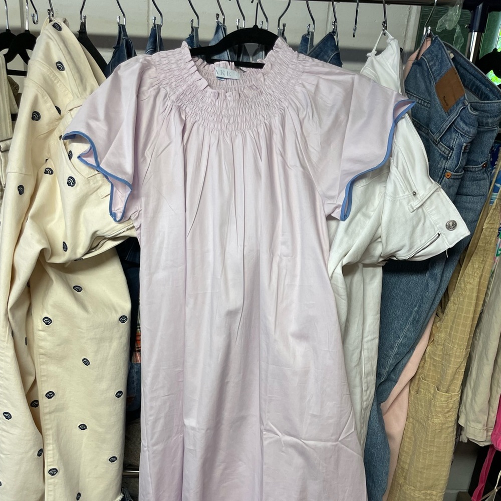 Lake pajamas patio midi dress